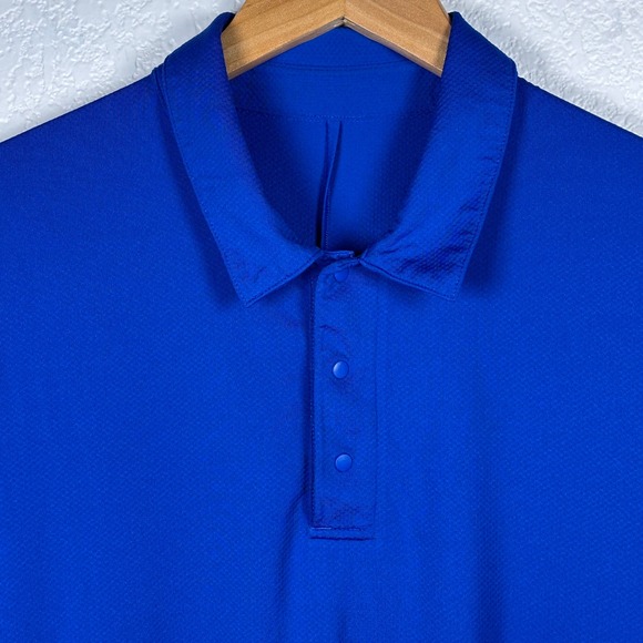 lululemon athletica Other - Lululemon Evolution Short-Sleeve Polo Shirt‎ Royal Blue Performance Golf Medium
